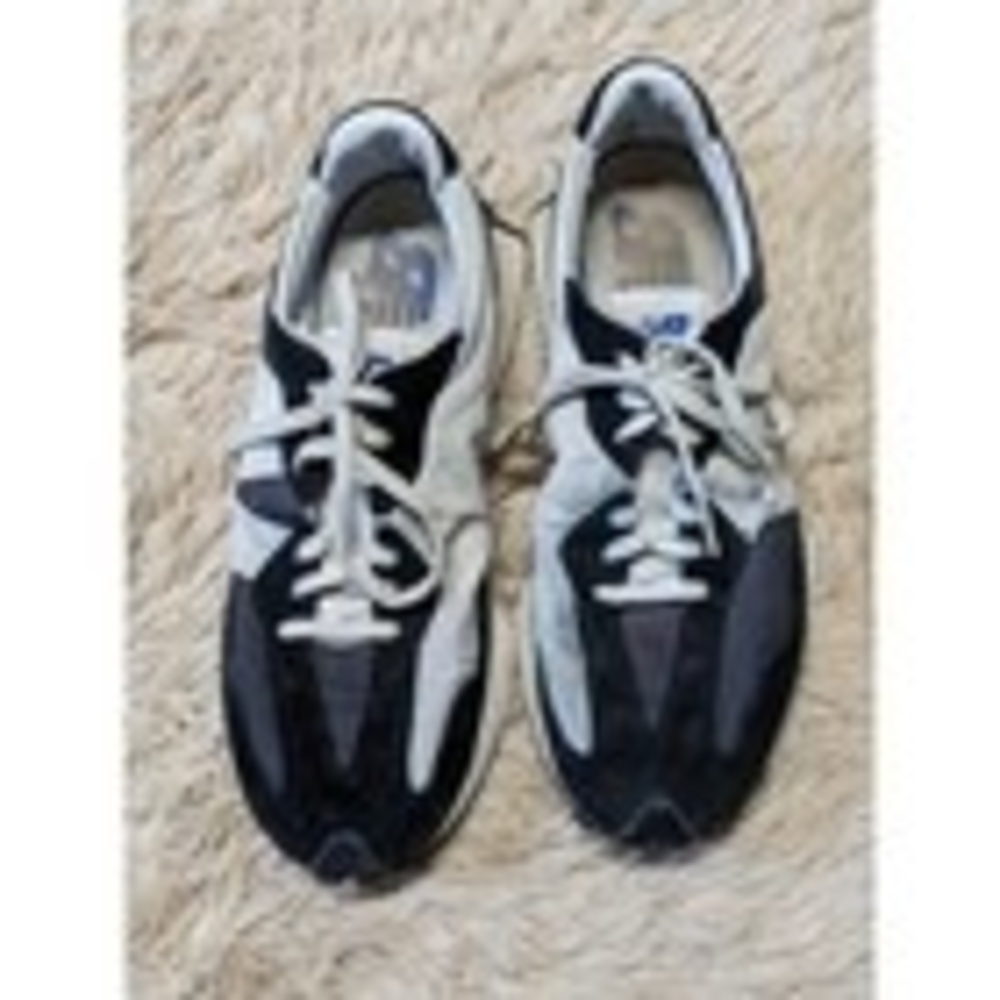 New Balance 327  Lab  Running Shoe wear Black & White Sneakers Casual Men's Size